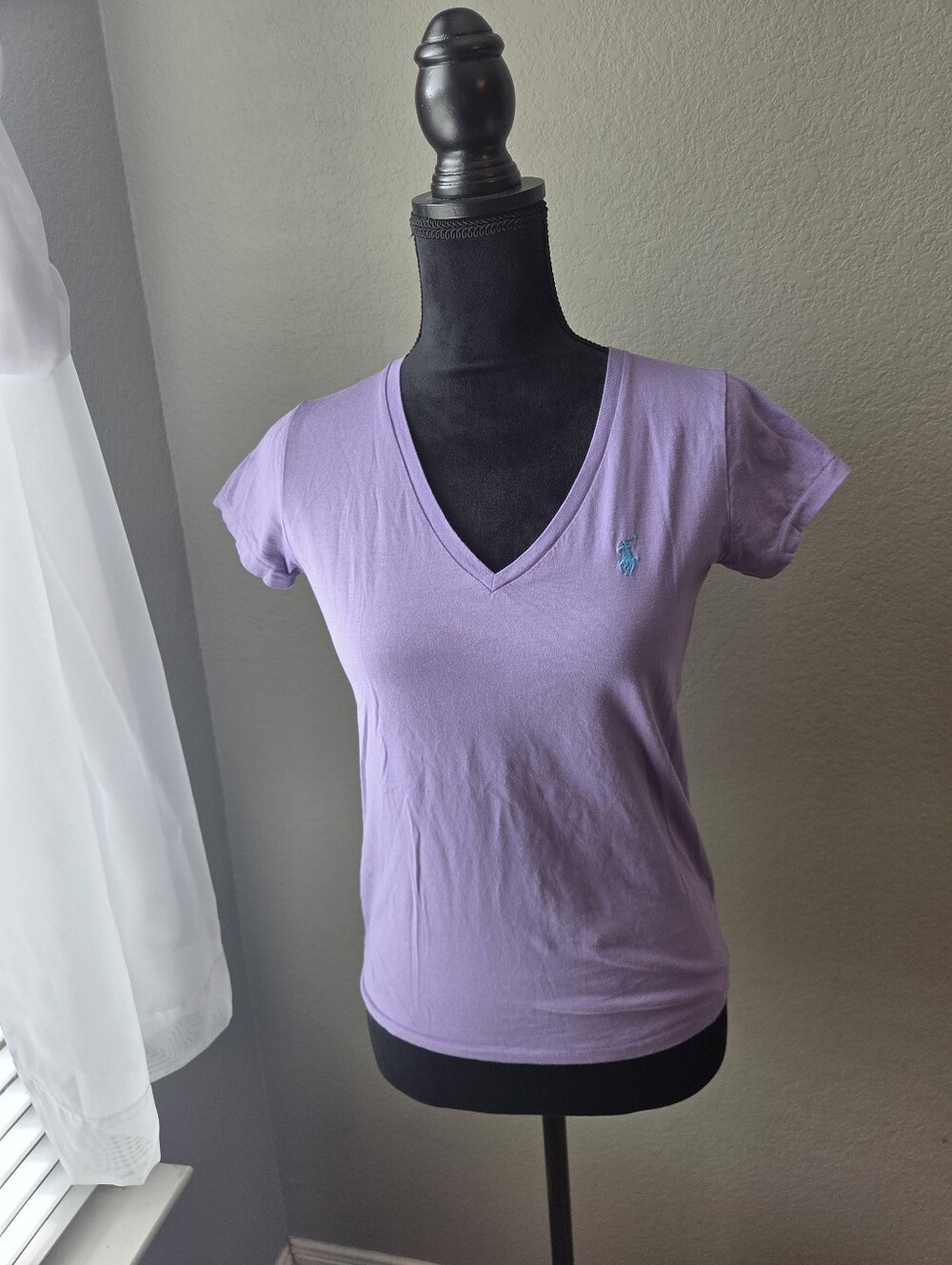 Cotton Jersey V-Neck Tee